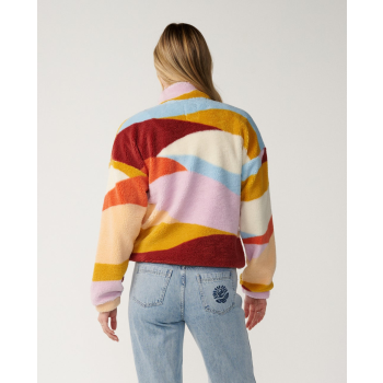 RIP CURL SURF REVIVAL HERITAGE ZIP POLAR FLEECE SHELL