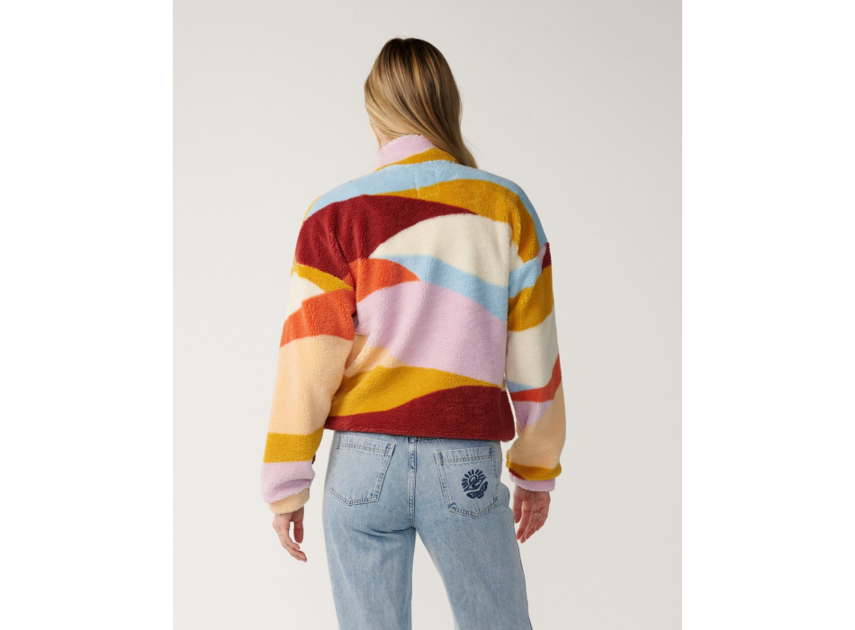 RIP CURL SURF REVIVAL HERITAGE ZIP POLAR FLEECE SHELL