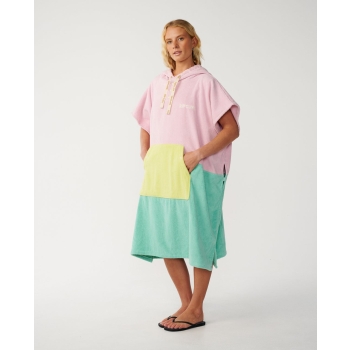 RIP CURL HOODED PONCHO CLASSIC SURF KHAKI SAND