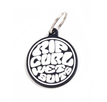 RIP CURL ICONS KEYRINGS BLACK WHITE