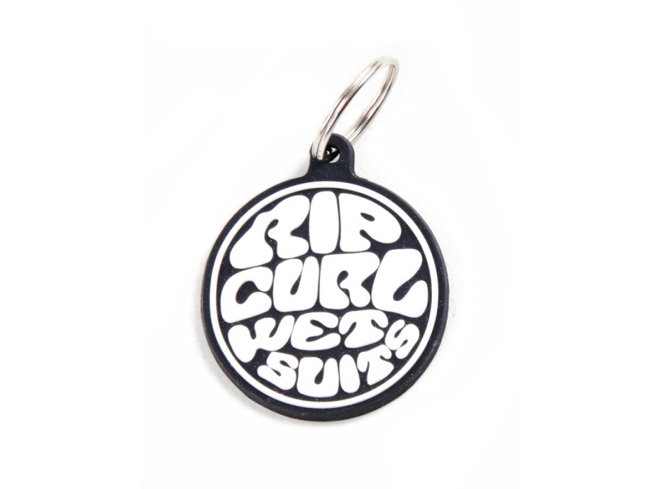 RIP CURL ICONS KEYRINGS BLACK WHITE