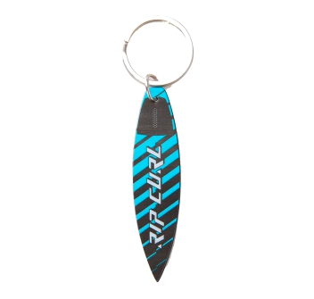 RIP CURL SURFBOARD KEYRINGS BLACK BLUE