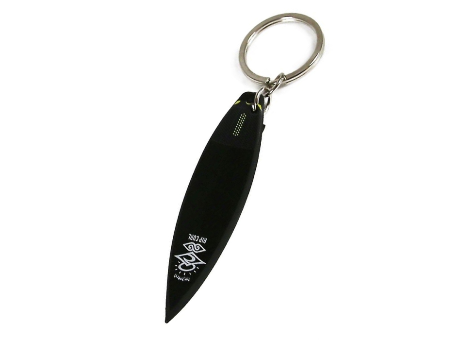 RIP CURL SURFBOARD KEYRINGS BLACK ORANGE