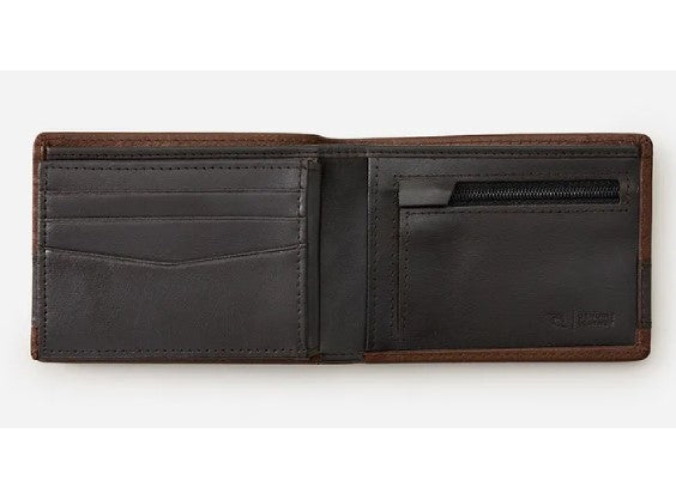 RIP CURL WALLET DIAMOND RFID SLIM BROWN/TAN