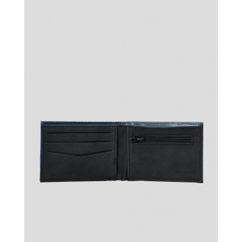 RIP CURL WALLET PARTY PACK PU SLIM BLACK/BLUE