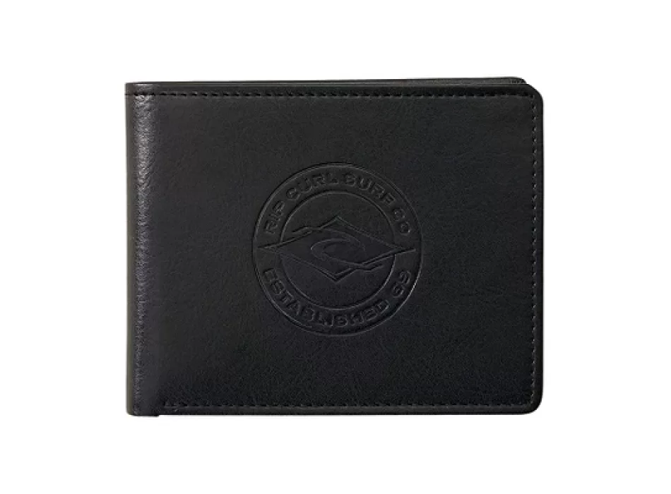 RIP CURL STAPLER PU ALL DAY WALLET BLACK