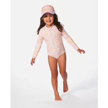 RIP CURL RAINBOW TIDE LONG SLEEVE SURFSUIT GIRL 1-8