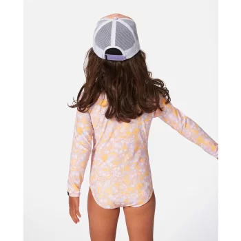 RIP CURL RAINBOW TIDE LONG SLEEVE SURFSUIT GIRL 1-8