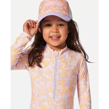 RIP CURL RAINBOW TIDE LONG SLEEVE SURFSUIT GIRL 1-8