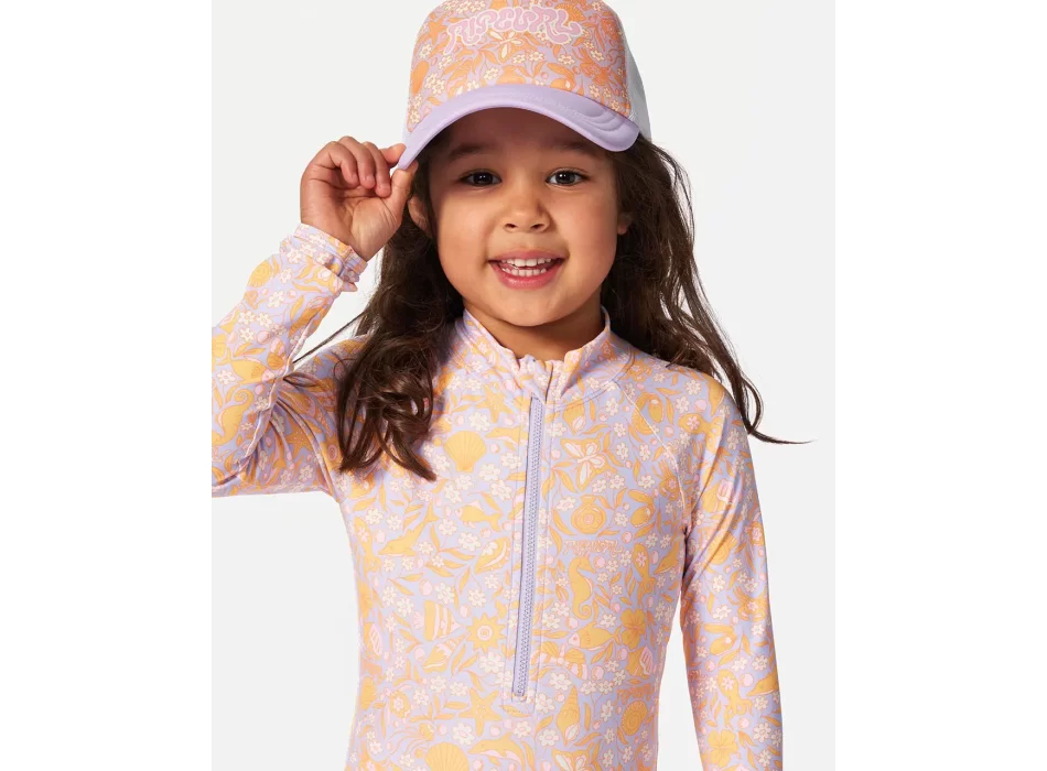 RIP CURL RAINBOW TIDE LONG SLEEVE SURFSUIT GIRL 1-8