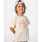 RIP CURL RAINBOW LOGO/DESTO TEE GIRL BONE