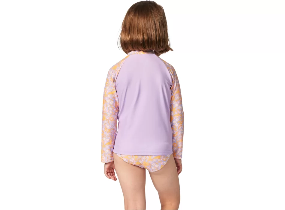RIP CURL RAINBOW LONG SLEEVE RASH VEST GIRL 1-8