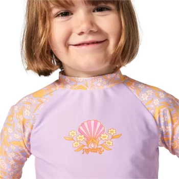 RIP CURL RAINBOW LONG SLEEVE RASH VEST GIRL 1-8