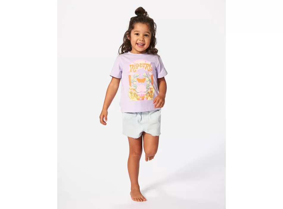 RIP CURL RAINBOW TROPICS ART TEE GIRL