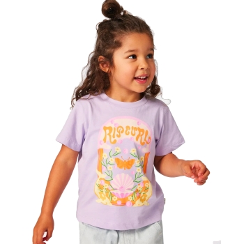 RIP CURL RAINBOW TROPICS ART TEE GIRL