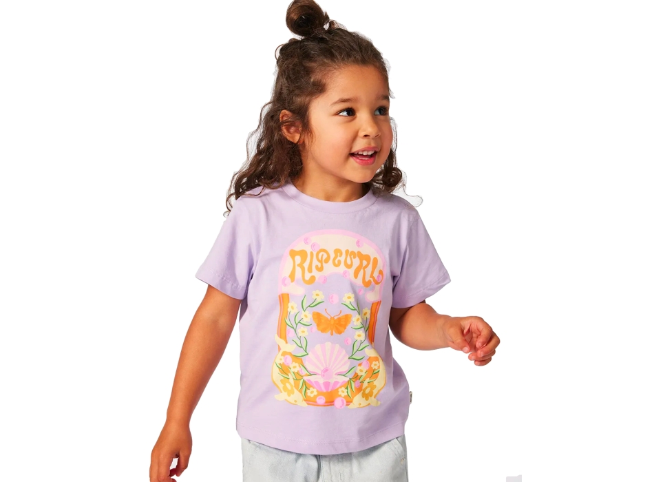 RIP CURL RAINBOW TROPICS ART TEE GIRL