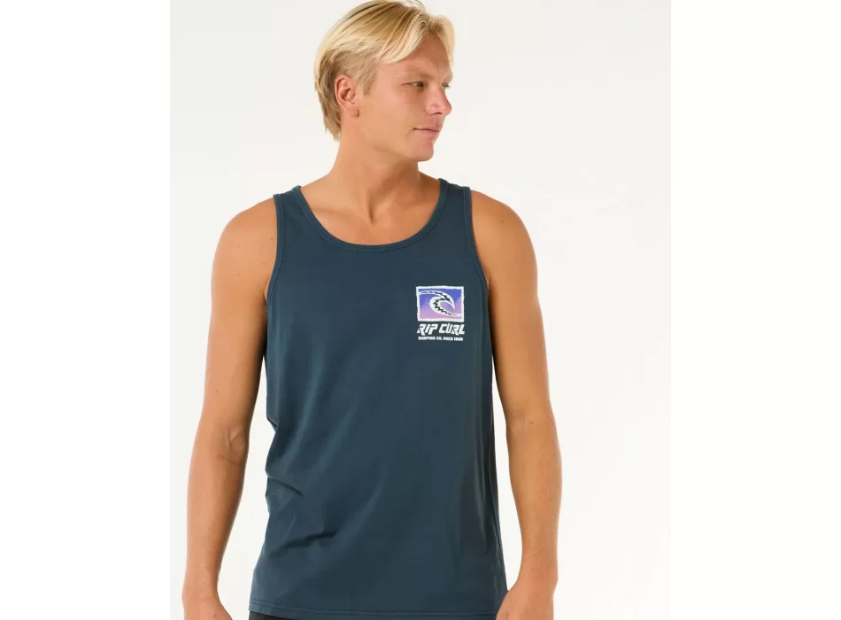 RIP CURL RAW ENERGY TRAD TANK DARK NAVY