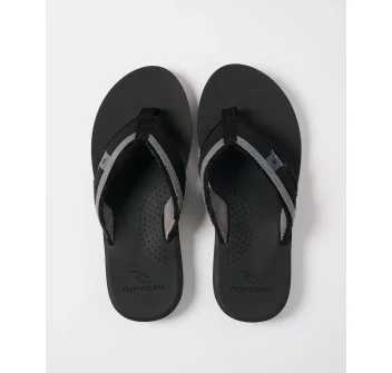 RIP CURL REACTOR OPEN TOE SHOES BLACK