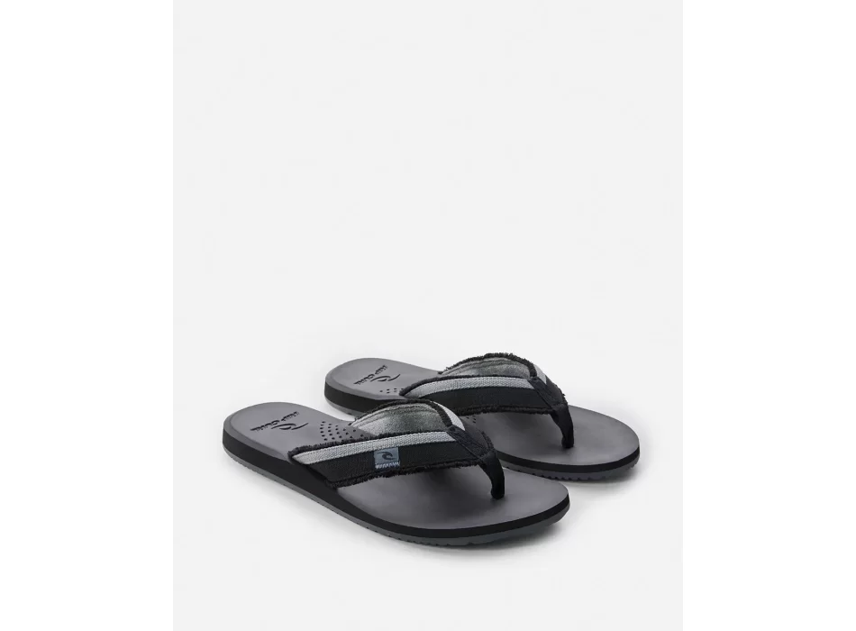 RIP CURL REACTOR OPEN TOE SHOES BLACK