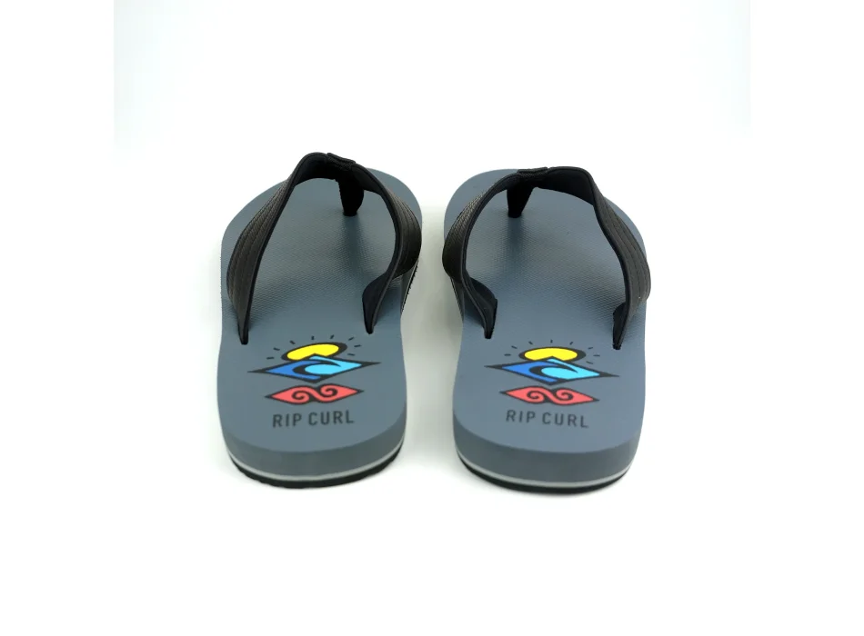 RIP CURL RIPPER BLOOM OPEN TOE BLUE GREY