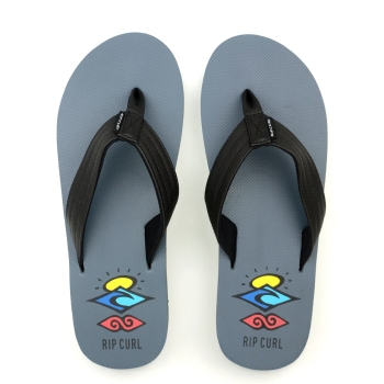 RIP CURL RIPPER BLOOM OPEN TOE BLUE GREY