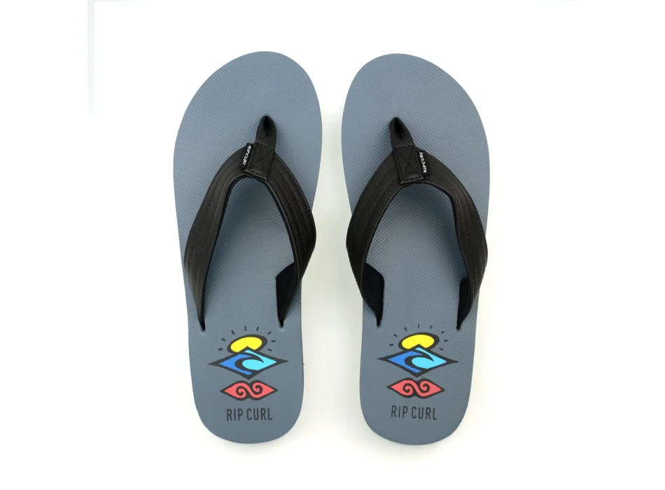 RIP CURL RIPPER BLOOM OPEN TOE BLUE GREY