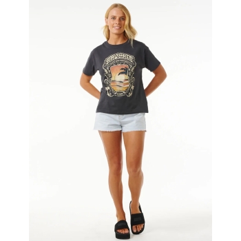 RIP CURL SEA SHELLS RELAXED WASHED BLACK