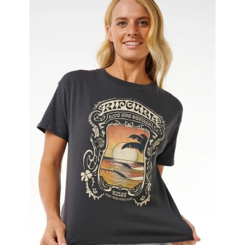 RIP CURL SEA SHELLS RELAXED WASHED BLACK