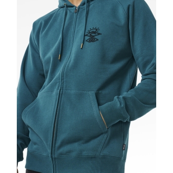 RIP CURL SEARCHERS ZIP THROUGH HOODE BLUE GREEN