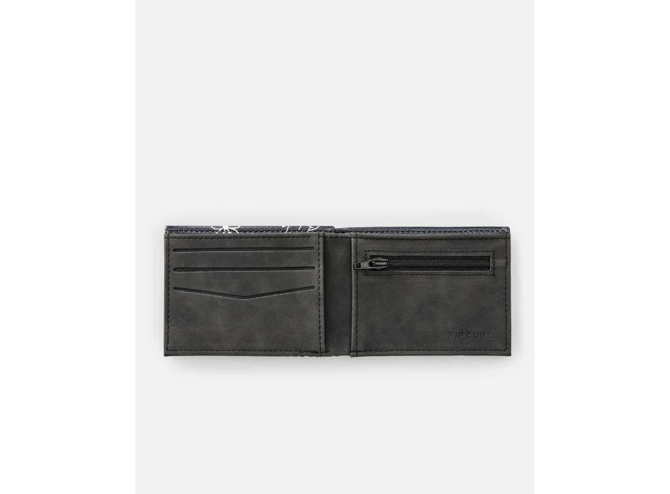 RIP CURL SESSION PU SLIM WALLET BALCK WHITE
