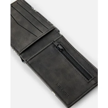 RIP CURL SESSION PU SLIM WALLET BALCK WHITE