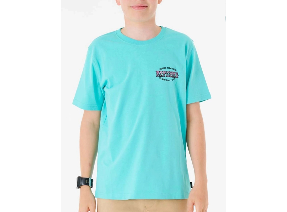 RIP CURL SLASHER TEE BOY AQUA