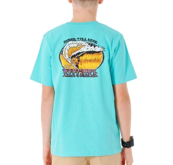 RIP CURL SLASHER TEE BOY AQUA