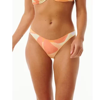 RIP CURL HIGH TIDE BIKINI SLIP BRIGHT RED