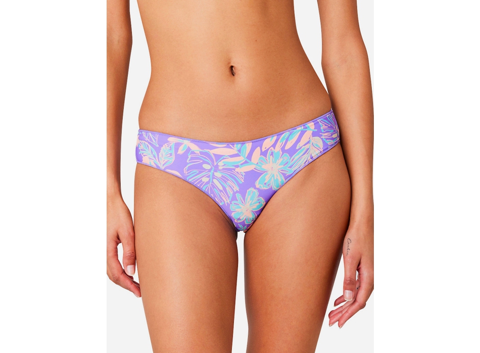 RIP CURL PALM PARTY CHEEKY BIKINI BOTTOM PURPLE