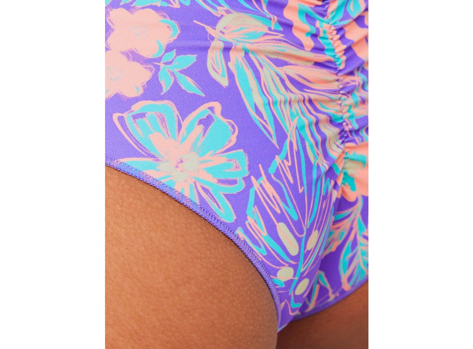 RIP CURL PALM PARTY CHEEKY BIKINI BOTTOM PURPLE