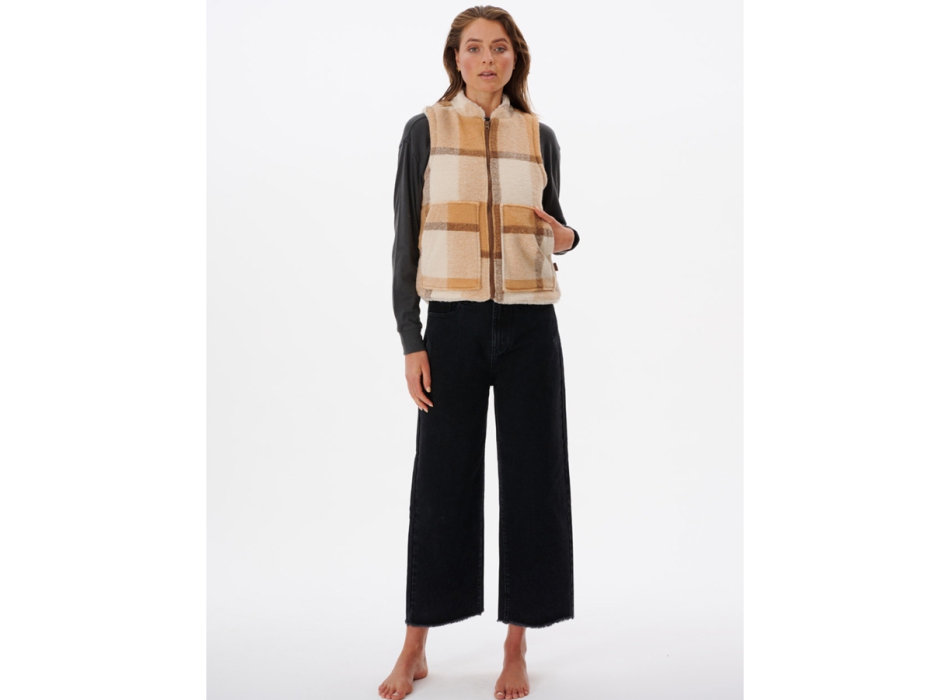 RIP CURL BREEZE VEST CAMEL