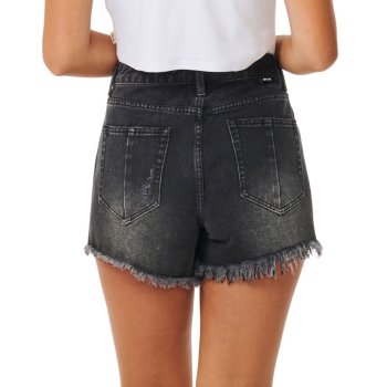 RIP CURL SOPHIE DENIM SHORT II FOR WOMEN BLACK