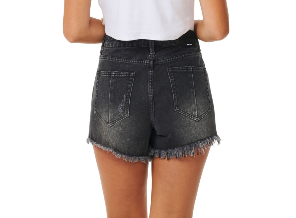 RIP CURL SOPHIE DENIM SHORT II FOR WOMEN BLACK