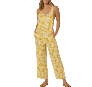 RIP CURL SUMMER PALM ROMPER GOLD