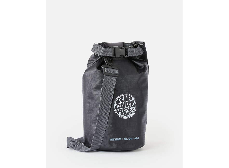 RIP CURL SURF SERIES BARREL BAG 5L BLACK/GREY