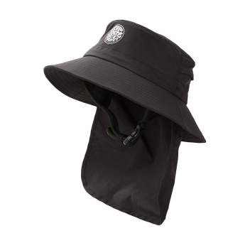 RIP CURL SURF SERIES BUCKET HAT BLACK