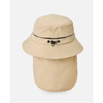 RIP CURL SURF SERIES BUCKET HAT LIGHT KHAKI