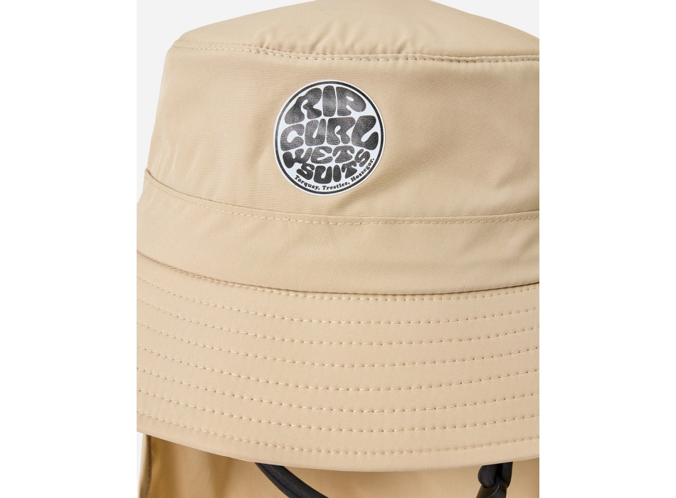RIP CURL SURF SERIES BUCKET HAT LIGHT KHAKI