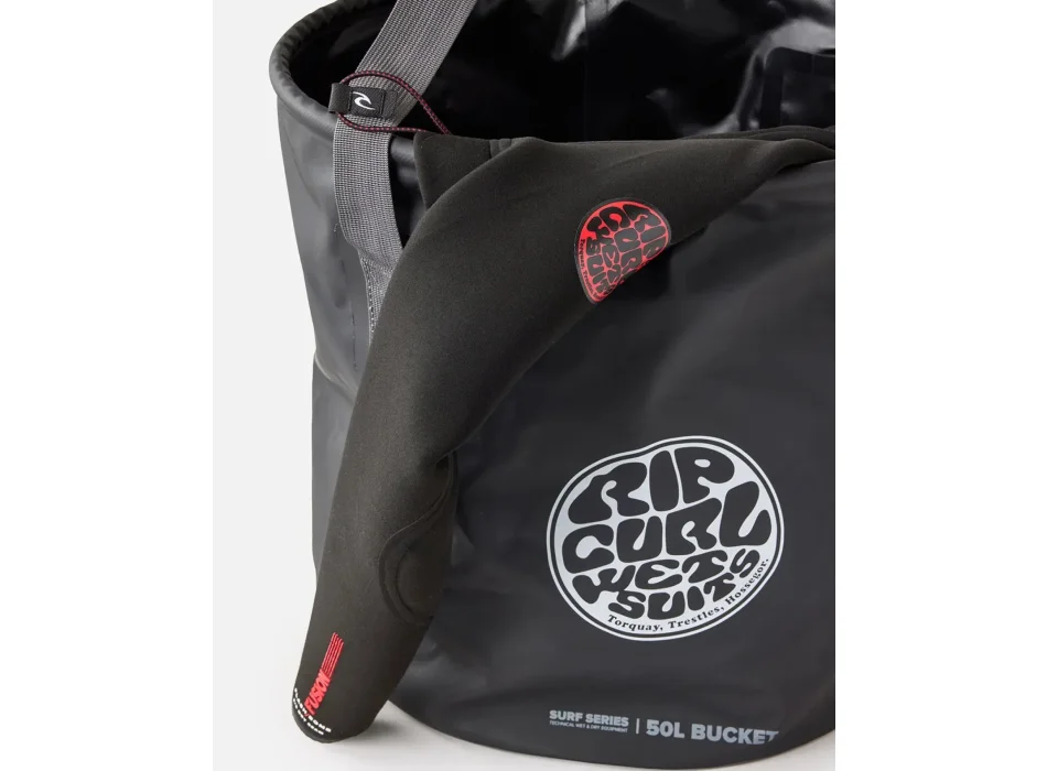 RIP CURL SURF SERIES 50LT BUCKET BLACK GREY