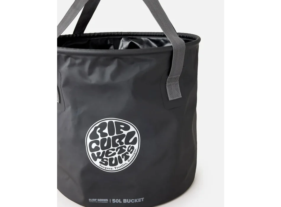 RIP CURL SURF SERIES 50LT BUCKET BLACK GREY