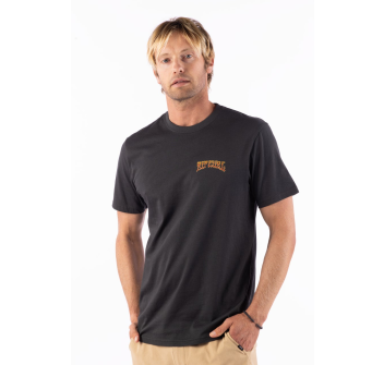 RIP CURL AMAZON AZ BRANDED TEE LIGHT AQUA
