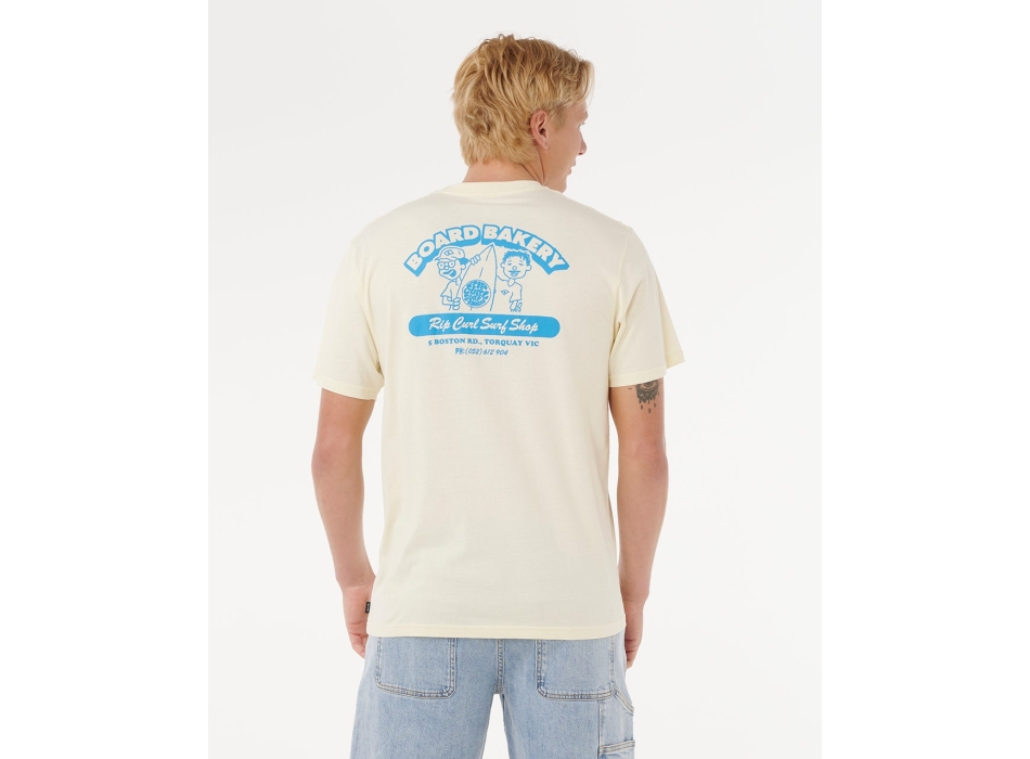RIP CURL T-SHIRT BOARD BAKERY BLACK