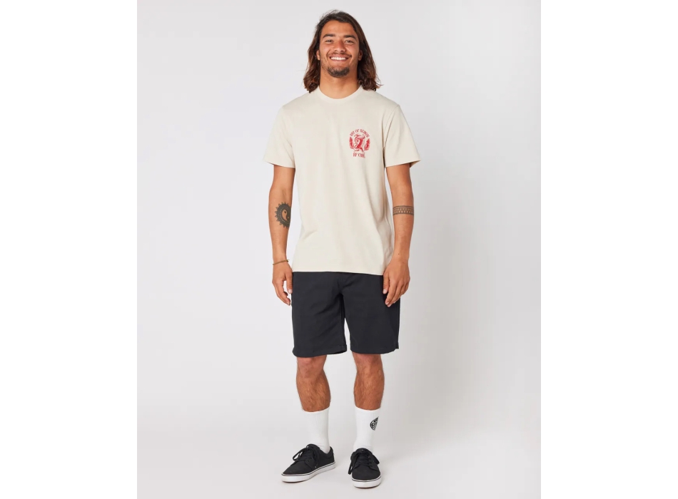 RIP CURL DESTI ANIMALS BENGAL SHORT SLEEVE TEE WHITE