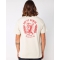 RIP CURL DESTI ANIMALS BENGAL SHORT SLEEVE TEE WHITE